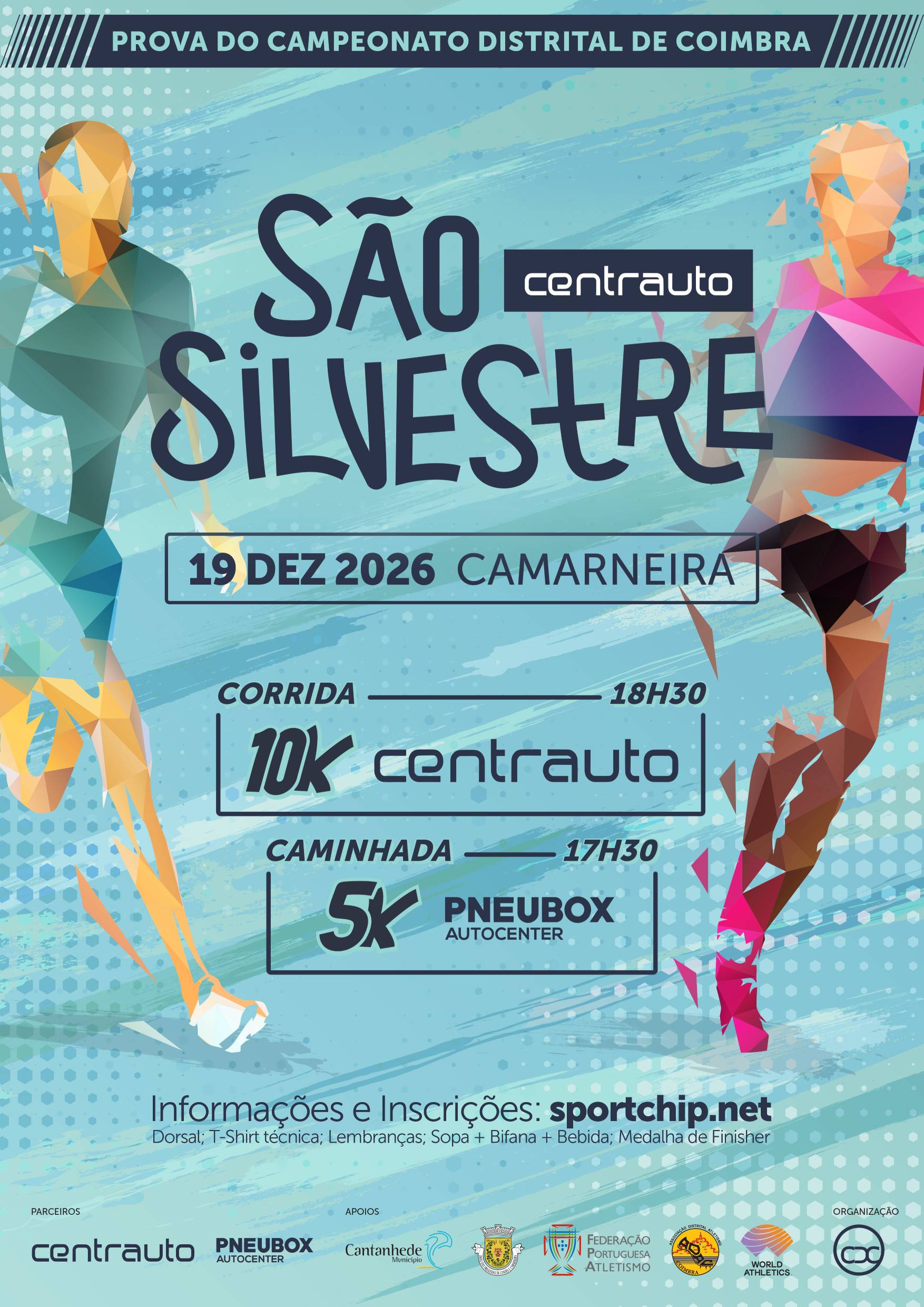 Cartaz São Silvestre Centrauto Camarneira